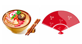 日本餐饮系列电脑PNG图标